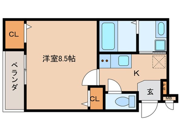 フジパレス高井田Ⅲ番館の物件間取画像